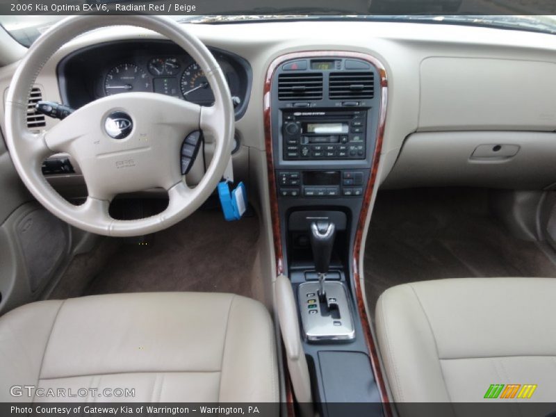 Dashboard of 2006 Optima EX V6