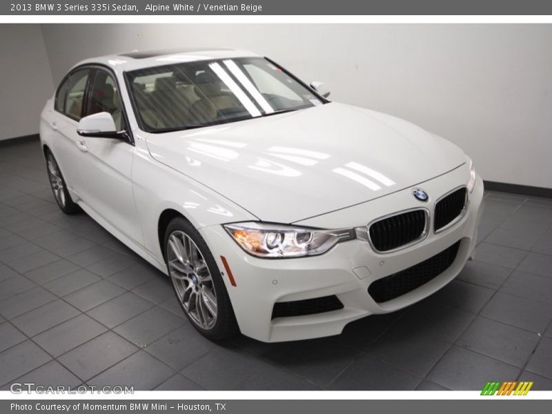 Front 3/4 View of 2013 3 Series 335i Sedan