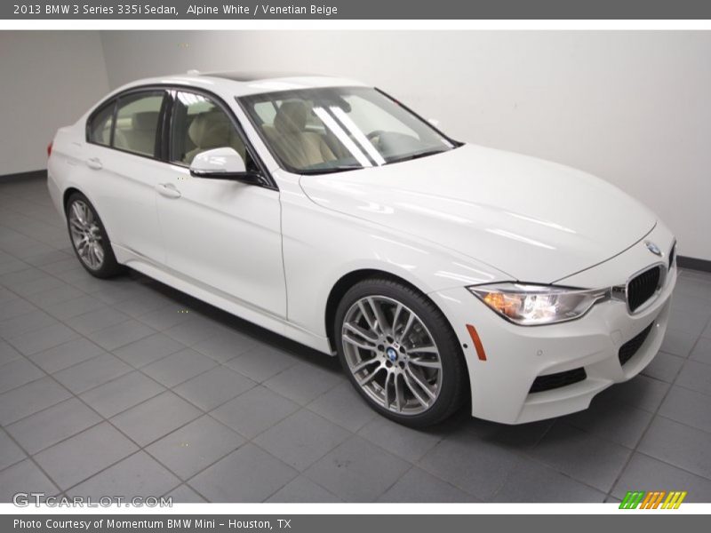 Alpine White / Venetian Beige 2013 BMW 3 Series 335i Sedan