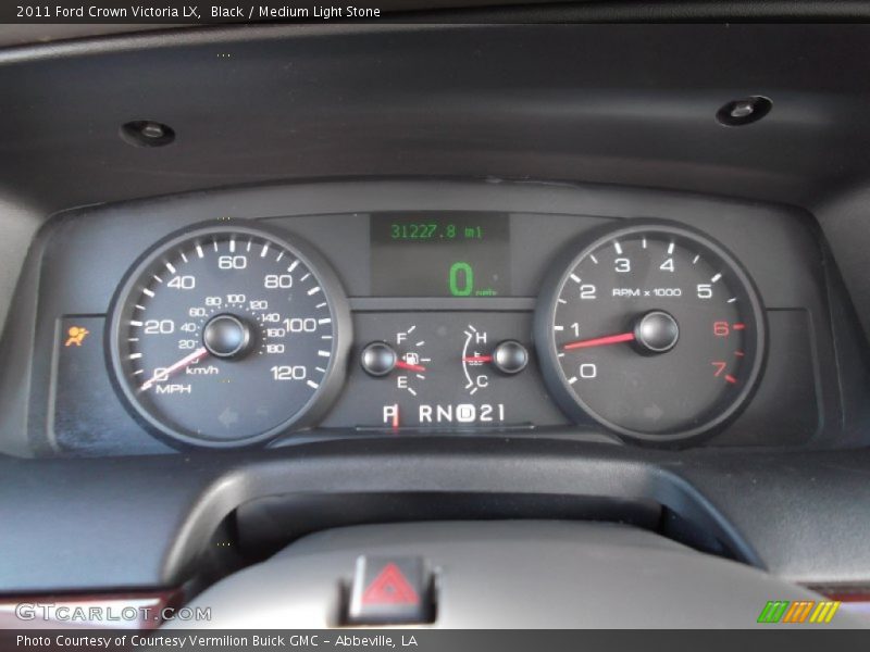 Black / Medium Light Stone 2011 Ford Crown Victoria LX