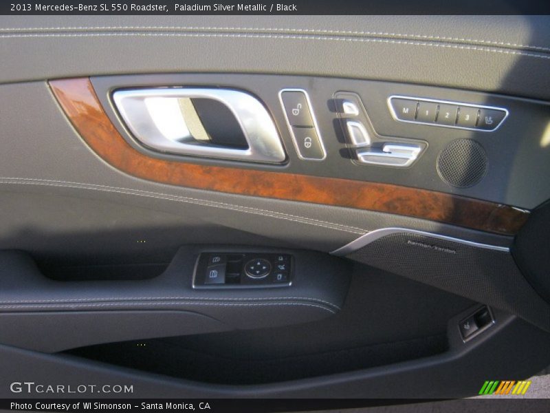 Paladium Silver Metallic / Black 2013 Mercedes-Benz SL 550 Roadster