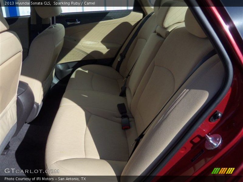 Sparkling Ruby / Camel 2013 Hyundai Sonata GLS
