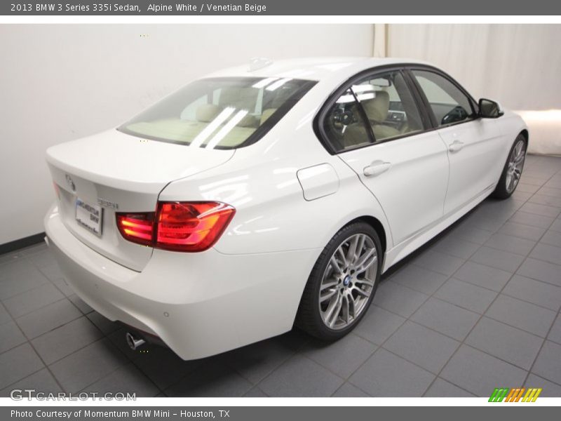 Alpine White / Venetian Beige 2013 BMW 3 Series 335i Sedan