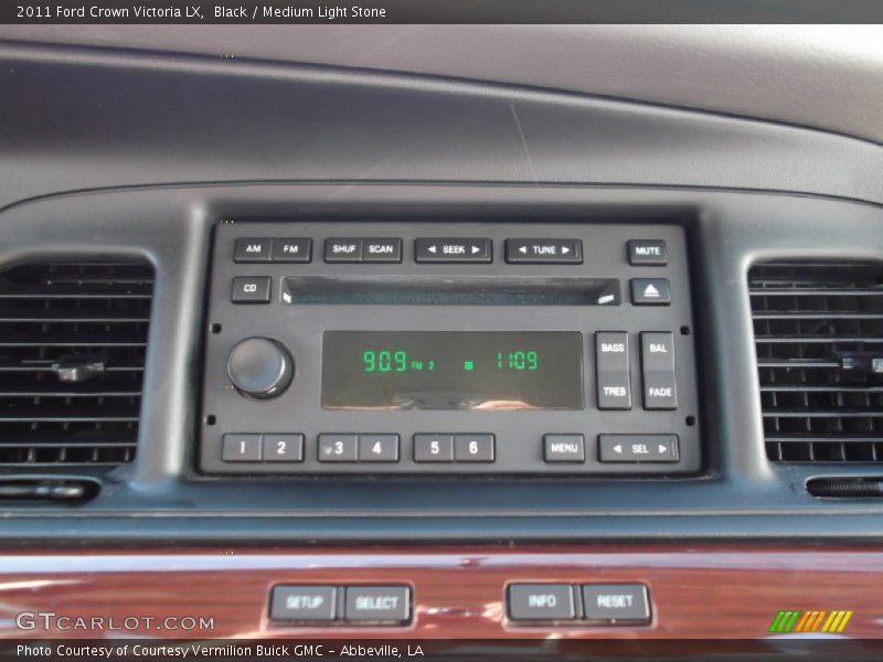 Black / Medium Light Stone 2011 Ford Crown Victoria LX