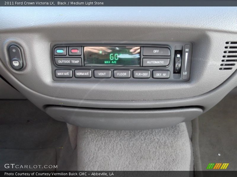 Black / Medium Light Stone 2011 Ford Crown Victoria LX