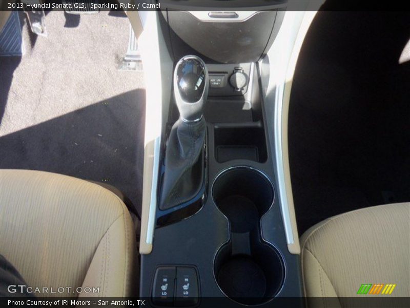 Sparkling Ruby / Camel 2013 Hyundai Sonata GLS