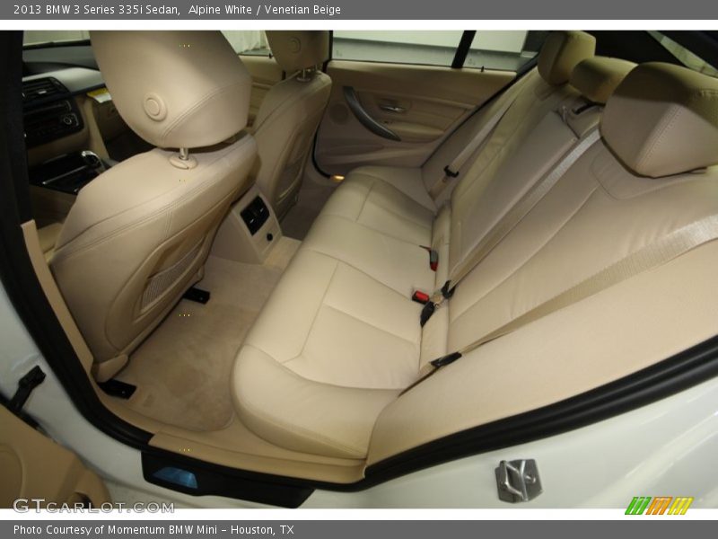 Rear Seat of 2013 3 Series 335i Sedan