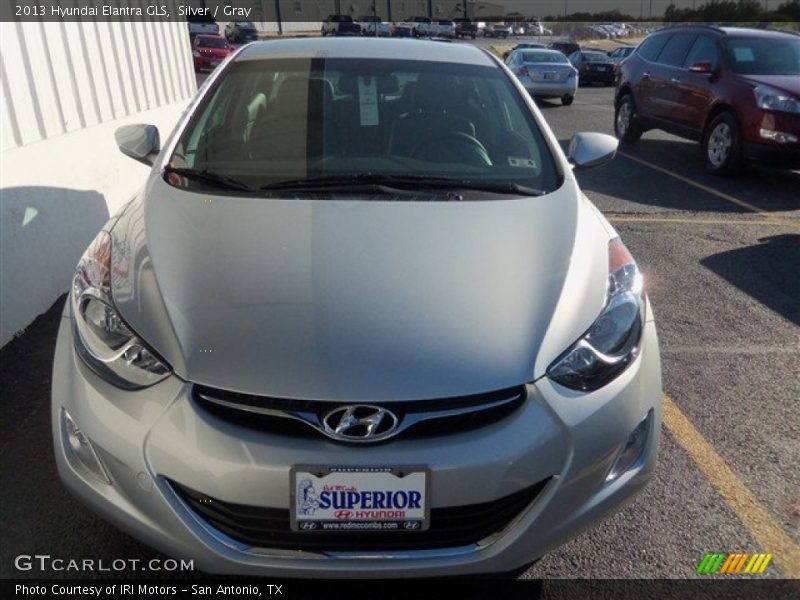 Silver / Gray 2013 Hyundai Elantra GLS
