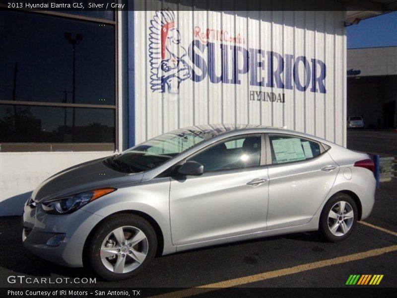 Silver / Gray 2013 Hyundai Elantra GLS