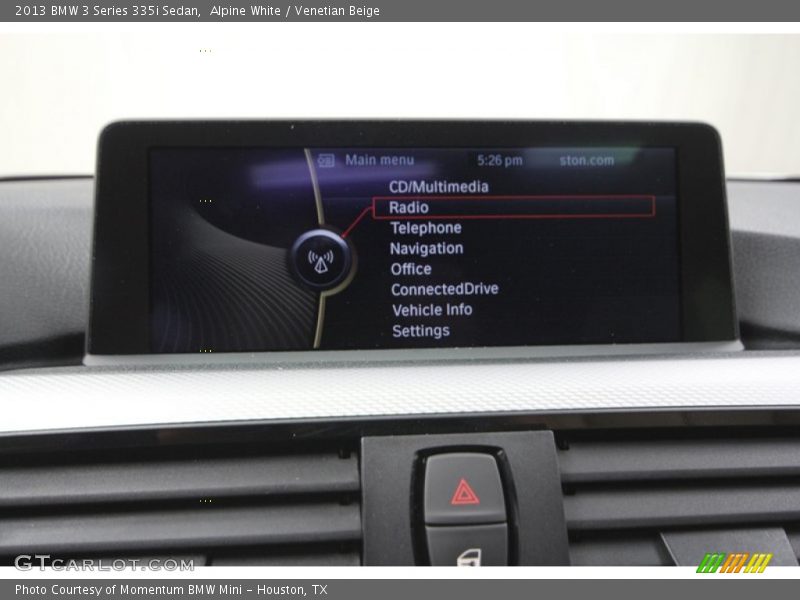 Alpine White / Venetian Beige 2013 BMW 3 Series 335i Sedan