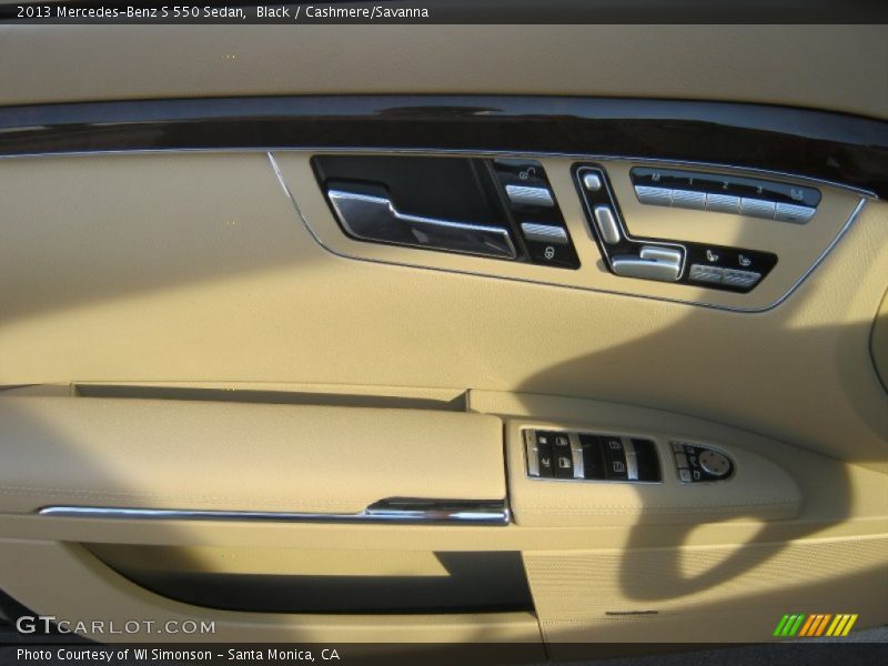 Black / Cashmere/Savanna 2013 Mercedes-Benz S 550 Sedan