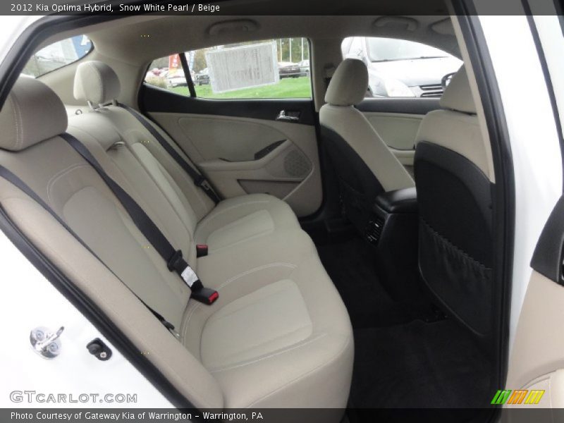 Snow White Pearl / Beige 2012 Kia Optima Hybrid