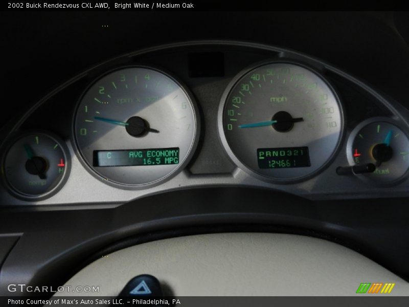 Bright White / Medium Oak 2002 Buick Rendezvous CXL AWD