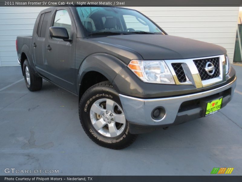 Night Armor Metallic / Steel 2011 Nissan Frontier SV Crew Cab 4x4