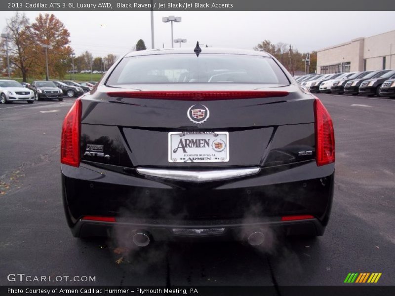 Black Raven / Jet Black/Jet Black Accents 2013 Cadillac ATS 3.6L Luxury AWD