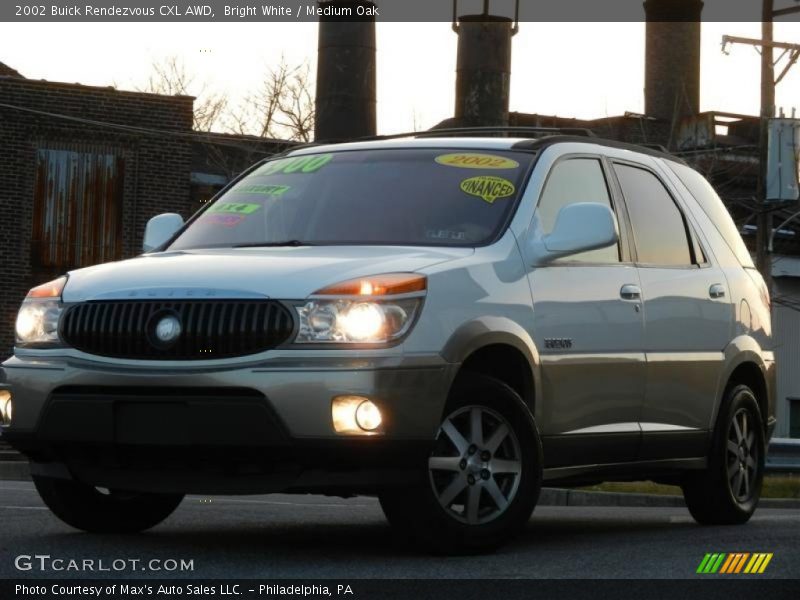 Bright White / Medium Oak 2002 Buick Rendezvous CXL AWD