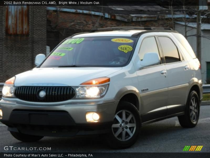 Bright White / Medium Oak 2002 Buick Rendezvous CXL AWD