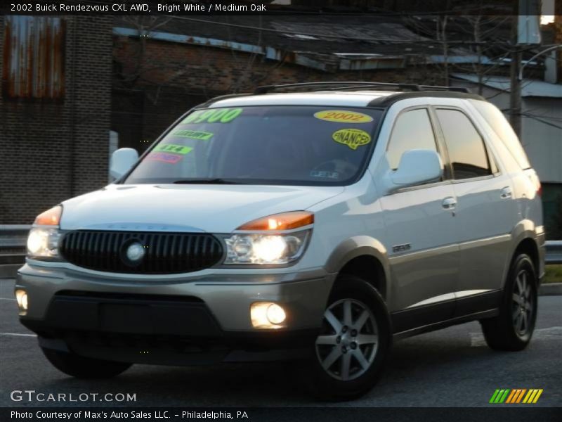 Bright White / Medium Oak 2002 Buick Rendezvous CXL AWD