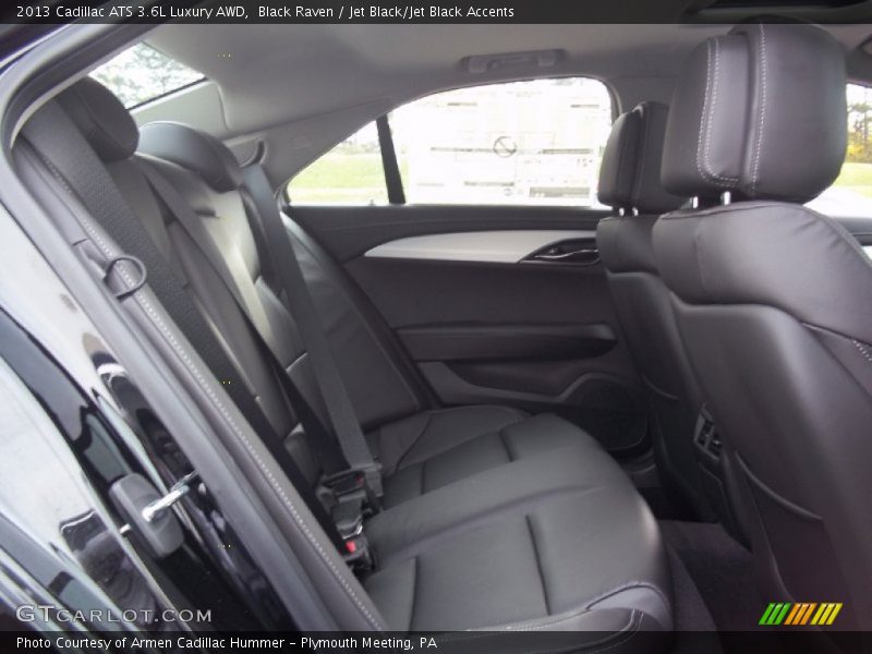 Rear Seat of 2013 ATS 3.6L Luxury AWD