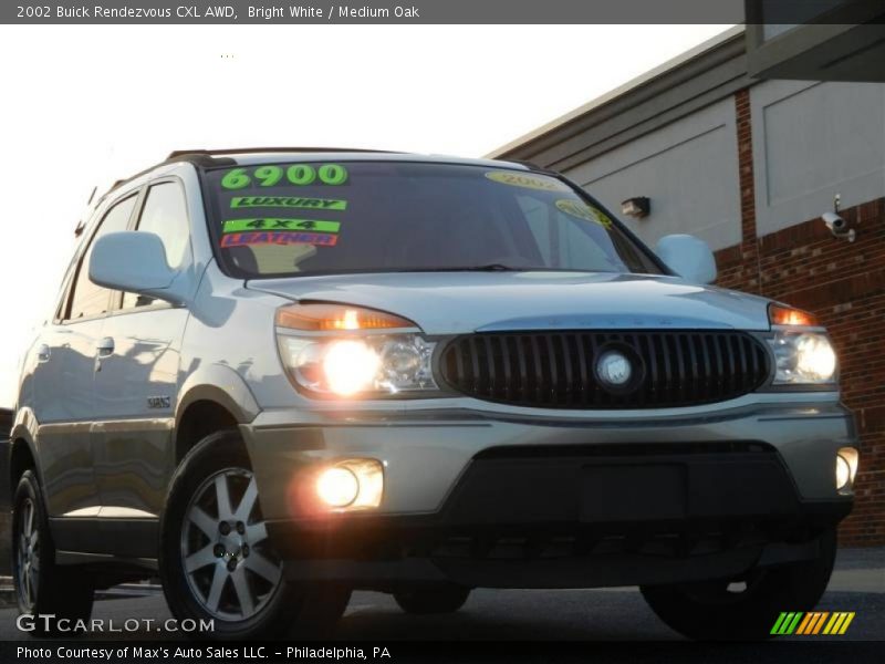 Bright White / Medium Oak 2002 Buick Rendezvous CXL AWD
