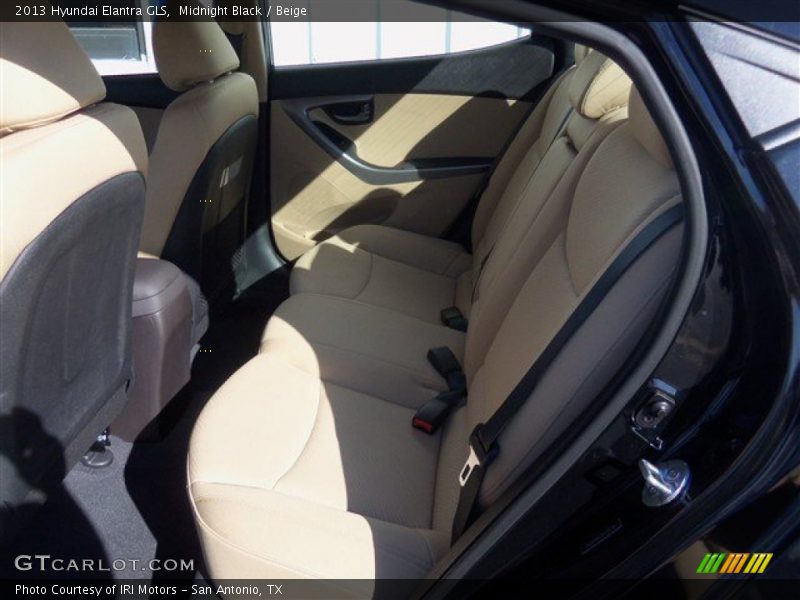 Midnight Black / Beige 2013 Hyundai Elantra GLS