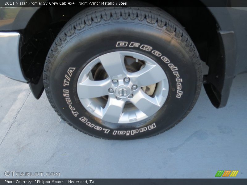 Night Armor Metallic / Steel 2011 Nissan Frontier SV Crew Cab 4x4