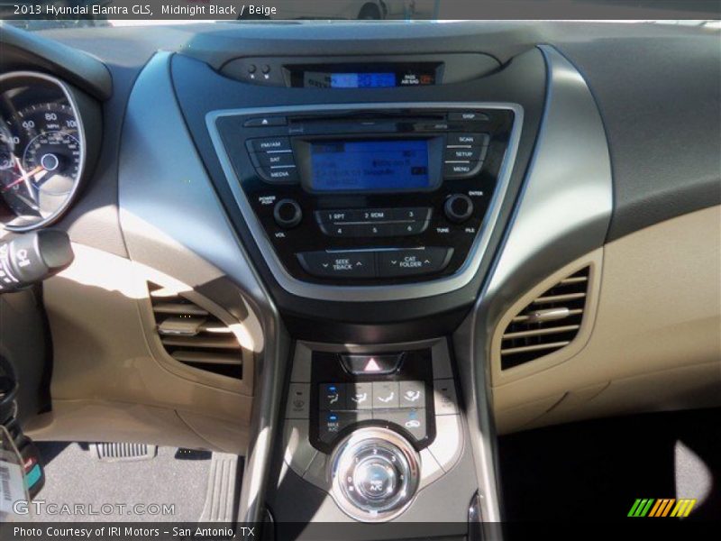 Midnight Black / Beige 2013 Hyundai Elantra GLS