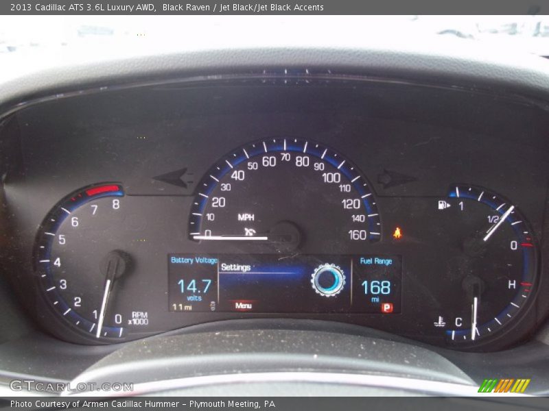  2013 ATS 3.6L Luxury AWD 3.6L Luxury AWD Gauges