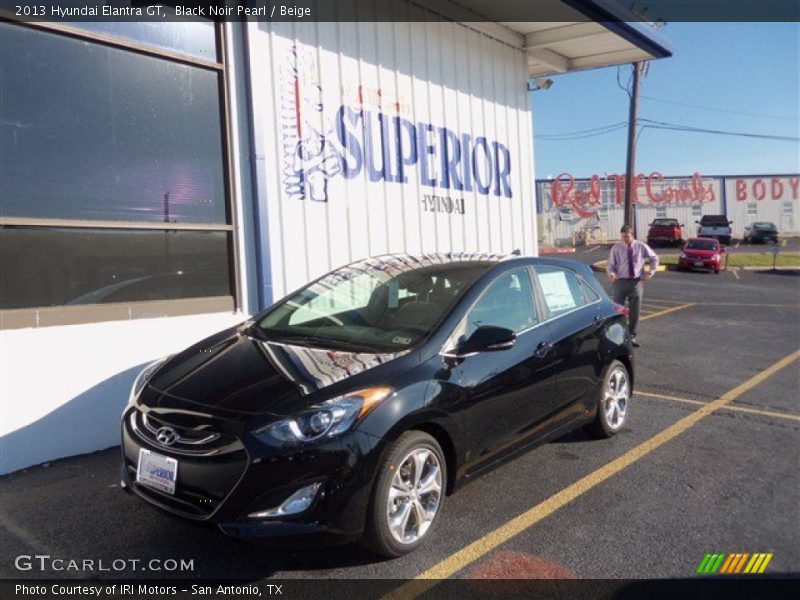 Black Noir Pearl / Beige 2013 Hyundai Elantra GT