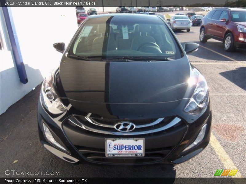 Black Noir Pearl / Beige 2013 Hyundai Elantra GT