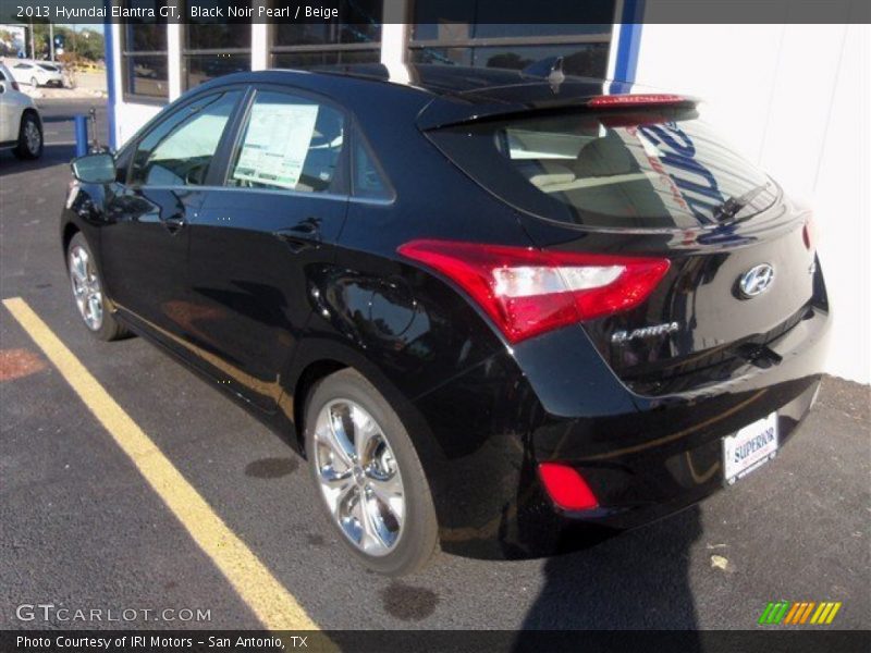 Black Noir Pearl / Beige 2013 Hyundai Elantra GT