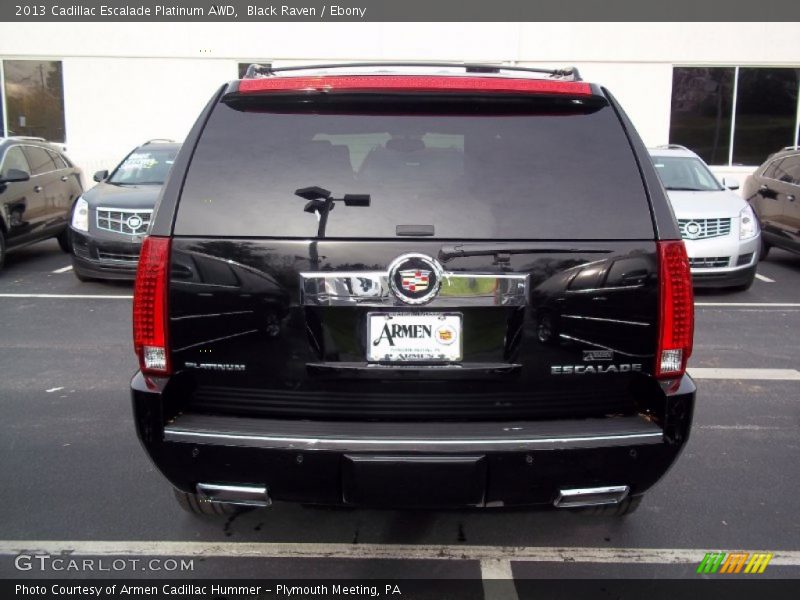 Black Raven / Ebony 2013 Cadillac Escalade Platinum AWD