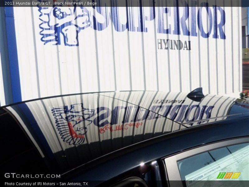 Black Noir Pearl / Beige 2013 Hyundai Elantra GT