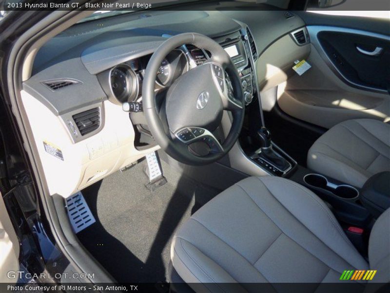 Black Noir Pearl / Beige 2013 Hyundai Elantra GT