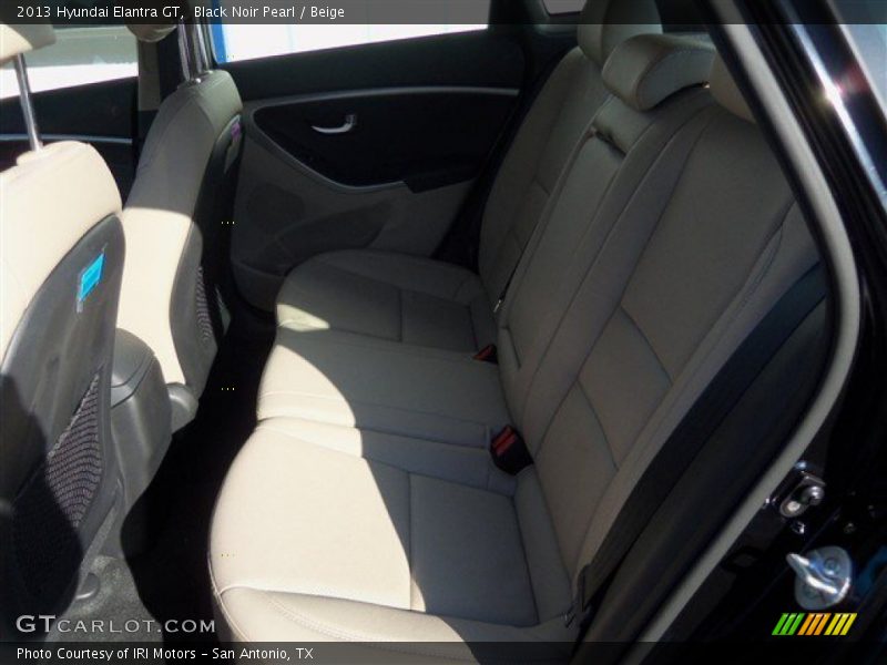 Black Noir Pearl / Beige 2013 Hyundai Elantra GT