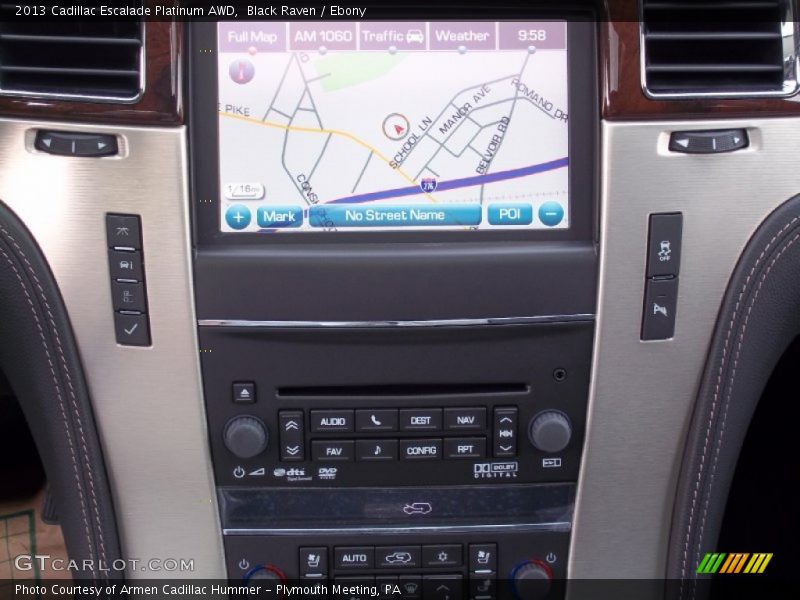 Navigation of 2013 Escalade Platinum AWD