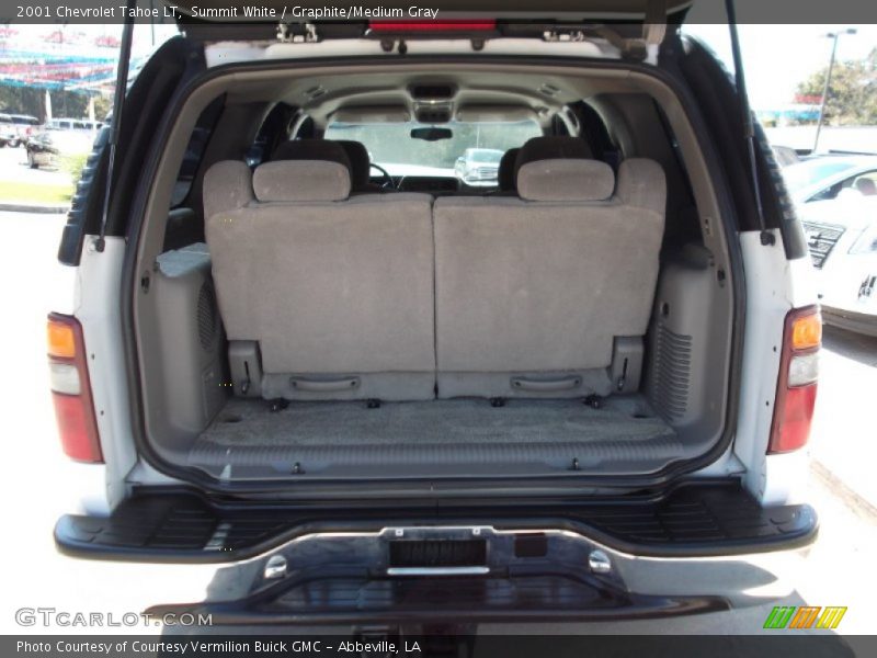Summit White / Graphite/Medium Gray 2001 Chevrolet Tahoe LT