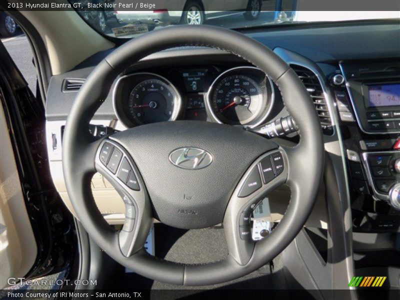 Black Noir Pearl / Beige 2013 Hyundai Elantra GT