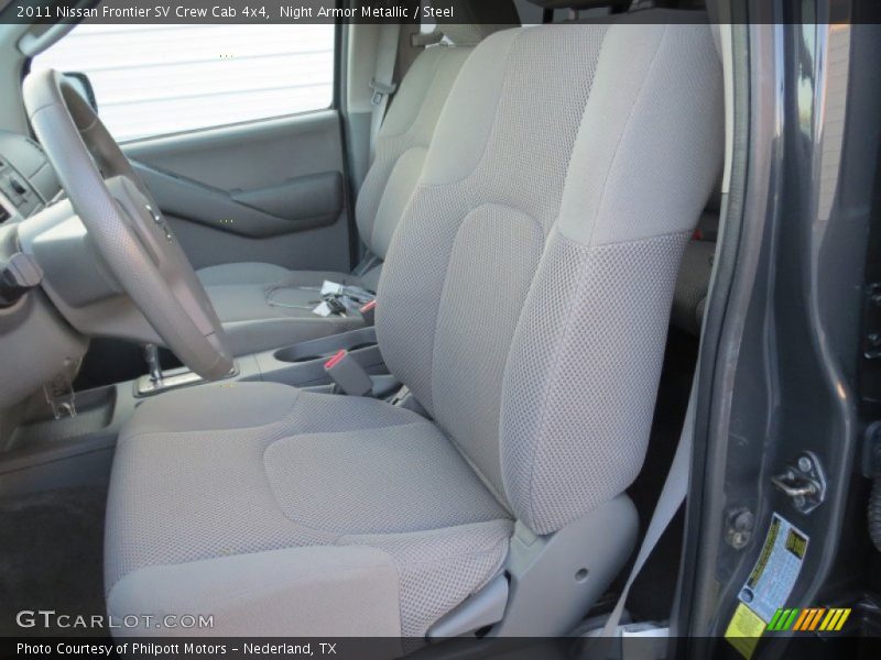 Front Seat of 2011 Frontier SV Crew Cab 4x4