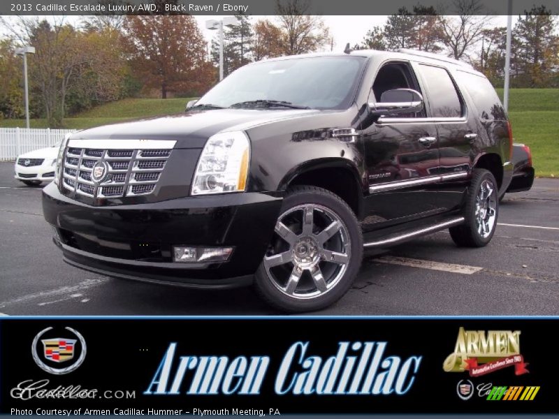 Black Raven / Ebony 2013 Cadillac Escalade Luxury AWD