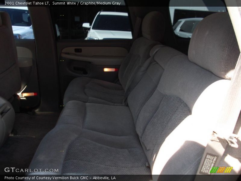 Summit White / Graphite/Medium Gray 2001 Chevrolet Tahoe LT