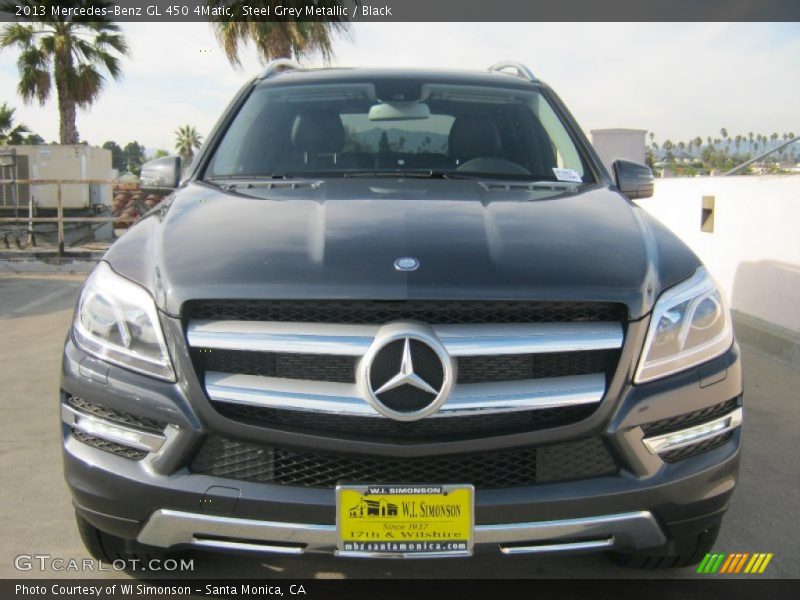 Steel Grey Metallic / Black 2013 Mercedes-Benz GL 450 4Matic