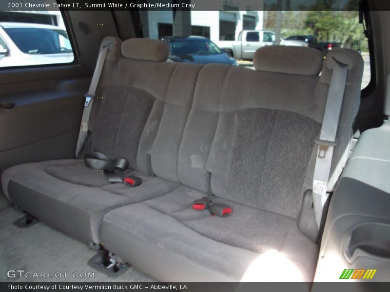 Summit White / Graphite/Medium Gray 2001 Chevrolet Tahoe LT
