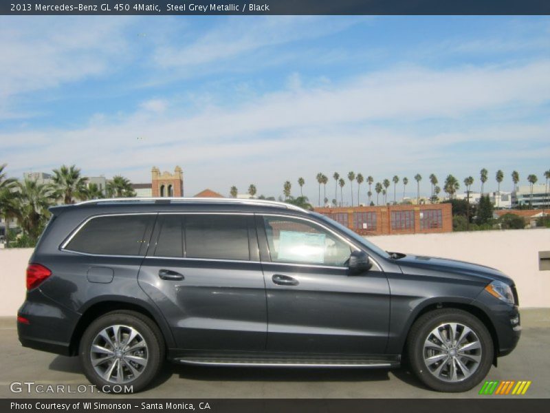 Steel Grey Metallic / Black 2013 Mercedes-Benz GL 450 4Matic