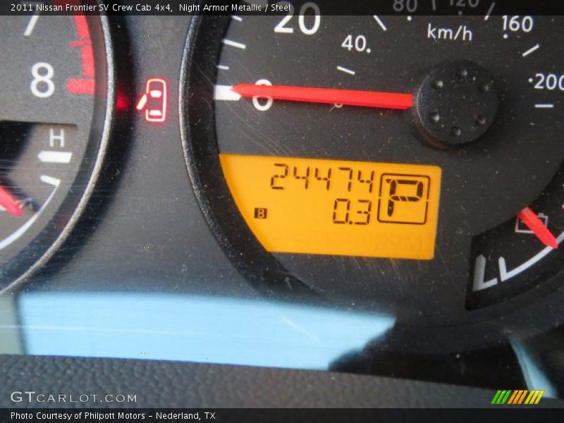 Night Armor Metallic / Steel 2011 Nissan Frontier SV Crew Cab 4x4