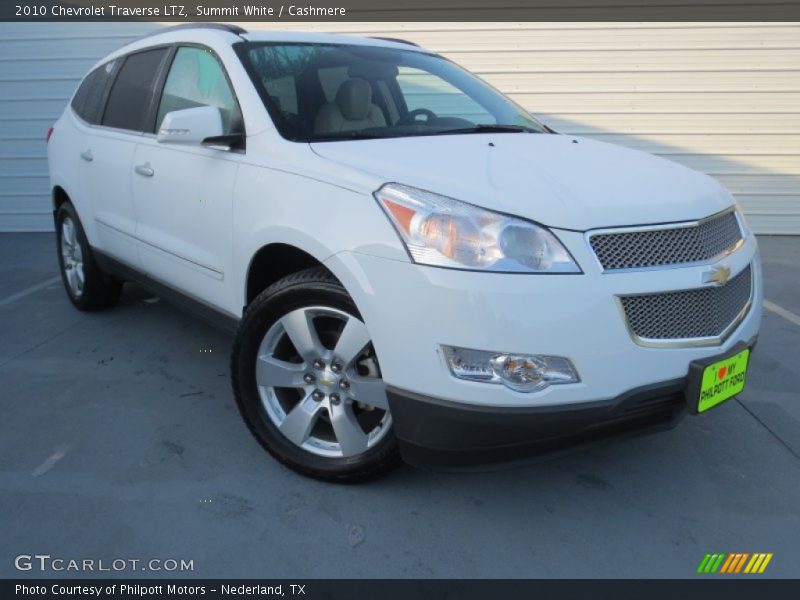 Summit White / Cashmere 2010 Chevrolet Traverse LTZ