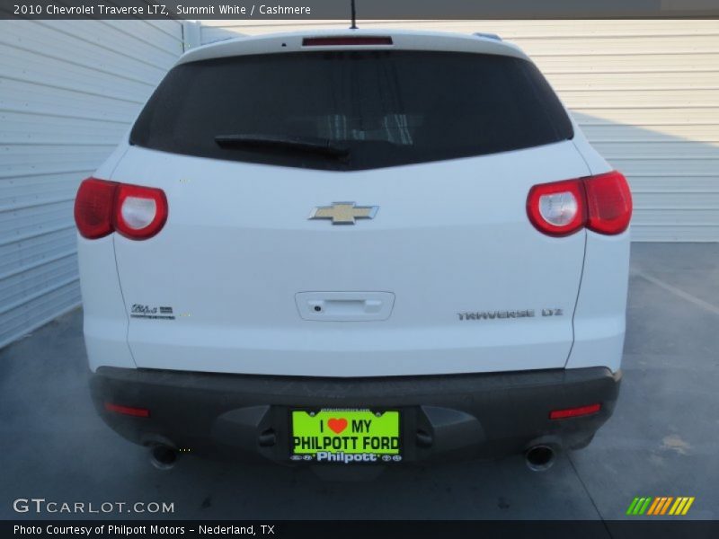 Summit White / Cashmere 2010 Chevrolet Traverse LTZ