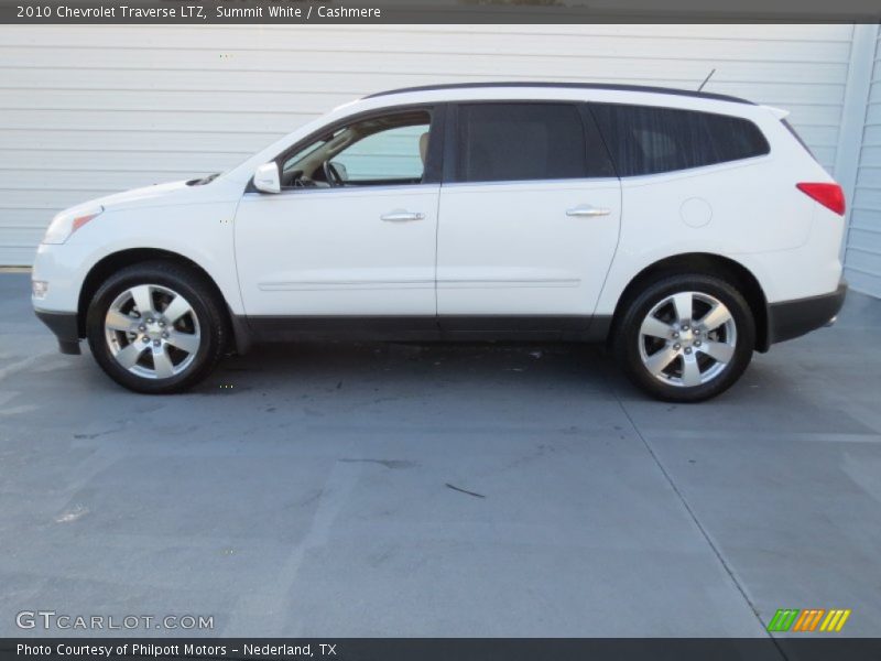 Summit White / Cashmere 2010 Chevrolet Traverse LTZ