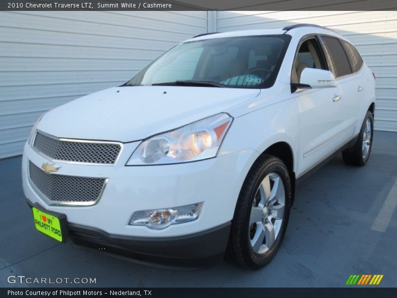 Summit White / Cashmere 2010 Chevrolet Traverse LTZ