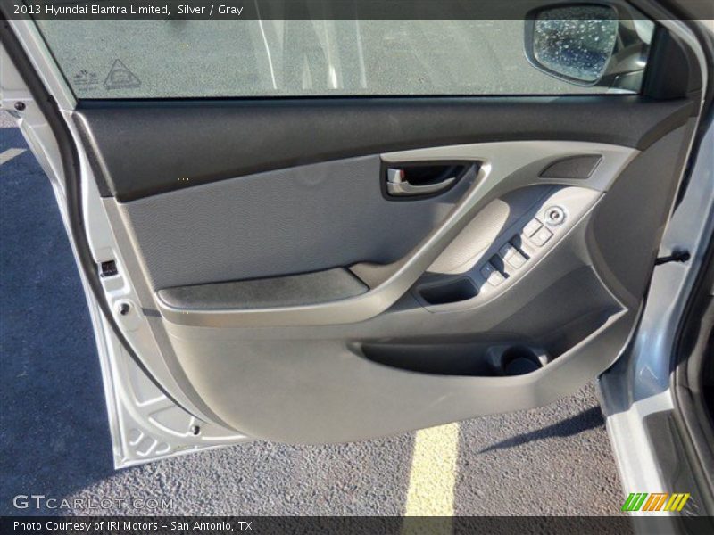 Silver / Gray 2013 Hyundai Elantra Limited
